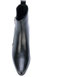 Saint Laurent Zip Detail Ankle Boots