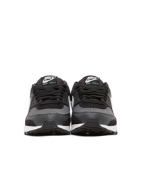 Nike Black And Grey Air Max 90 Sneakers