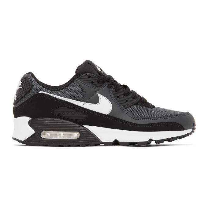 Nike Black And Grey Air Max 90 Sneakers, $81 | SSENSE | Lookastic