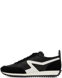 rag & bone Black Retro Runner Sneakers