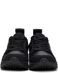 Rick Owens Black Veja Edition Hiking Style Sneakers