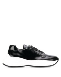 Prada Chunky Lace Up Sneakers