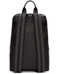 McQ Alexander Ueen Black Studded Straps Backpack