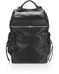 Alexander Wang Small Wallie Backpack In Waxy Black With Rhodium