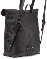 Kooba Alexandria Bubble Lamb Leather Backpack Black