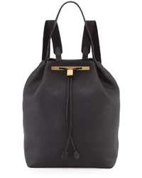 The Row Backpack 11 Leather Bag Black