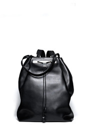 The Row Backpack 11 Leather Bag Black