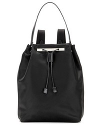 The Row Backpack 11 Leather Trimmed Backpack