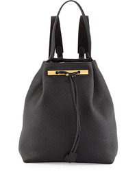 The Row Backpack 9 Leather Bag Black