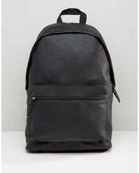 ASOS DESIGN Backpack In Faux Leather