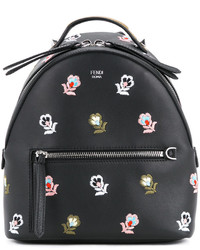 Fendi Backpack With Embroidered Flowers