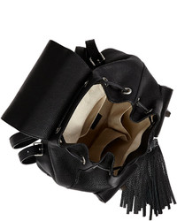 Gucci Bamboo Sac Leather Backpack Black