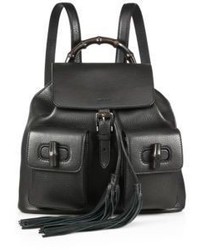 Gucci Bamboo Sac Leather Backpack