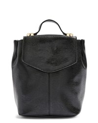 Topshop Beck Faux Leather Backpack
