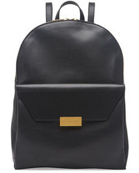 Stella McCartney Beckett Soft Faux Leather Backpack Black