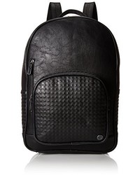 Ben Sherman Embossed Leather Backpack