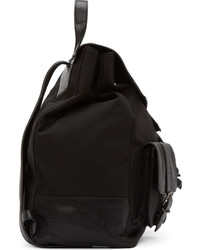 Proenza Schouler Black Canvas Leather Extra Large Ps1 Backpack