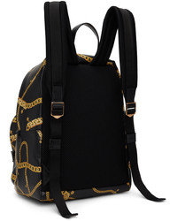 Versace Black Chain Backpack