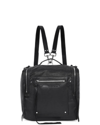McQ Alexander McQueen Black Convertible Loveless Box Backpack