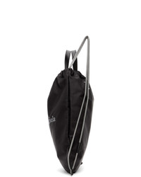 Maison Margiela Black Drawstring Backpack