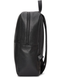 Common Projects Black Ed Leather Simple Backpack