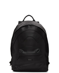 Rombaut Black Faux Leather Boccaccio Future Backpack