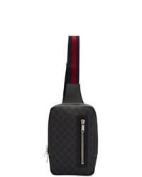 Gucci Black Gg Supreme Belt Bag