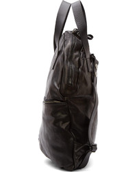 Marsèll Black Horse Leather Backpack