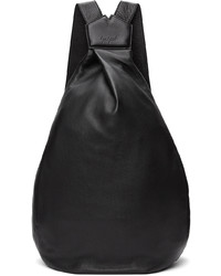 Yohji Yamamoto Black Large Discord Y Bag Pack Backpack