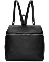 Kara Black Large Leather Backpack