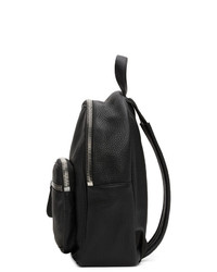 Maison Margiela Black Leather Backpack