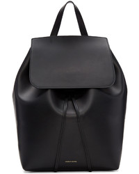 Mansur Gavriel Black Leather Backpack