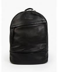 WANT Les Essentiels Black Leather Kastrup Backpack