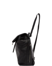 Rag and Bone Black Leather Loner Backpack