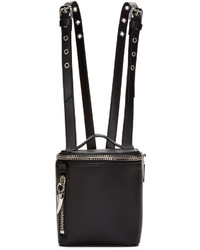 Giuseppe Zanotti Black Leather Mini Clopper Backpack
