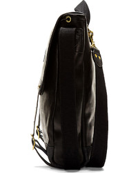 Junya Watanabe Black Leather Seil Marschall Edition Backpack