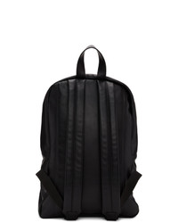 Common Projects Black Leather Simple Backpack