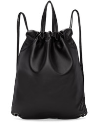 Robert Clergerie Black Leather Sporty Backpack