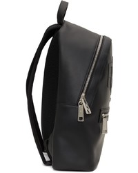 Fendi Black Logo Backpack
