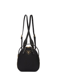 Prada Black Mini Odette Backpack