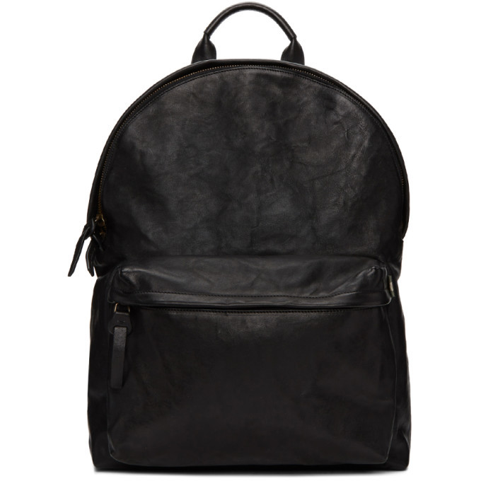 Officine Creative Black Oc Backpack, $700 | SSENSE | Lookastic