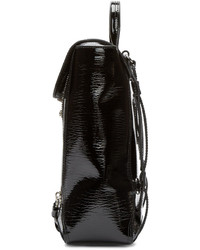 3.1 Phillip Lim Black Patent Leather Pashli Backpack