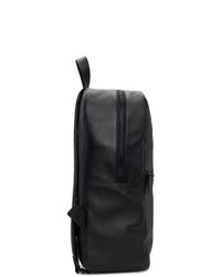 Common Projects Black Saffiano Simple Backpack