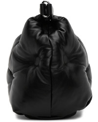 Maison Margiela Black Sheepskin Quilted Backpack