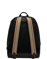 Paul Smith Black Striped Backpack