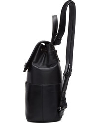 Carven Black Two Ways Clasp Backpack