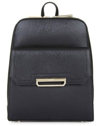 Topshop Boris Structured Faux Leather Backpack