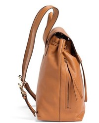 Tory Burch Brody Leather Drawstring Backpack