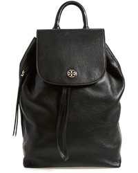 Tory Burch Brody Leather Drawstring Backpack