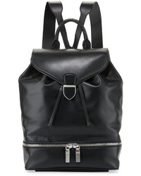 Alexander McQueen Calfskin Leather Backpack Black